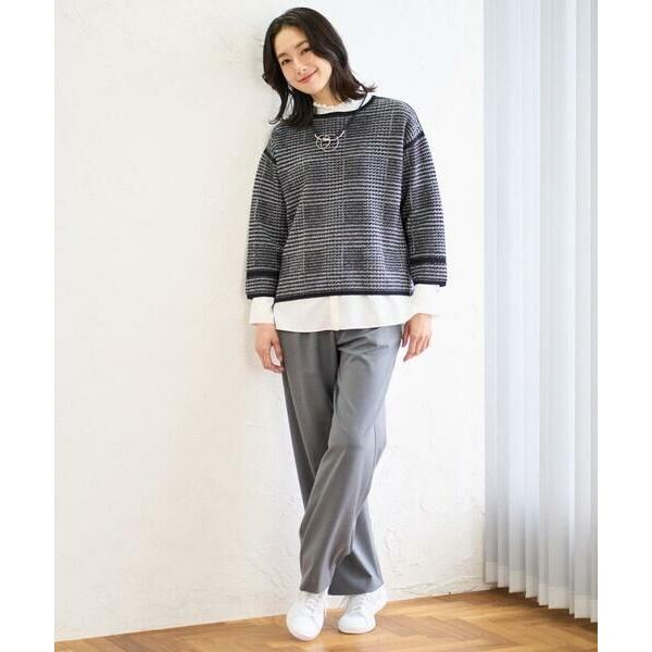 GEORGES RECH / ジョルジュ・レッシュ [日本製]裏起毛シャンブレージョガーワイドパンツ_16