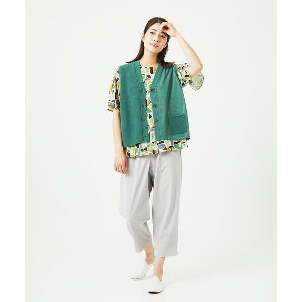 ジャンニ・ロ・ジュディチェ（GIANNI LO GIUDICE）/[接触冷感・洗える・日本製]強撚コットン天竺プリントカットソー GIANNI LO GIUDICE / ジャンニ・ロ・ジュディチェ [接触冷感・洗える