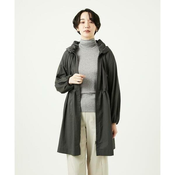 GIANNI LO GIUDICE / ジャンニ・ロ・ジュディチェ [洗える]マイクロストライプストレッチコート
