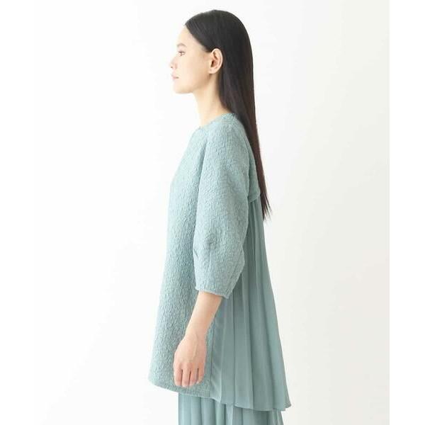 HIROKO BIS / ヒロコビス ふくれジャカードプリーツジョイント