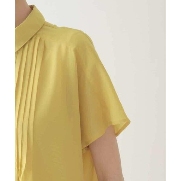 HIROKO BIS / ヒロコビス ピンタックデザインシルエットワンピース