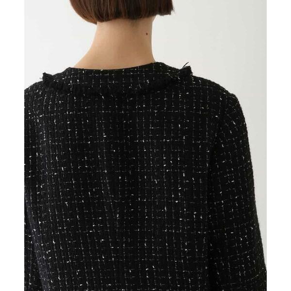 HIROKO BIS / ヒロコビス ラメツイードフリンジジャケット
