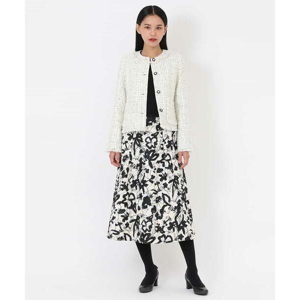 HIROKO BIS / ヒロコビス ラメツイードフリンジジャケット