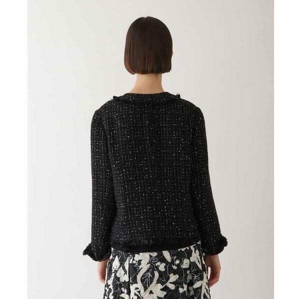 HIROKO BIS / ヒロコビス ラメツイードフリンジジャケット