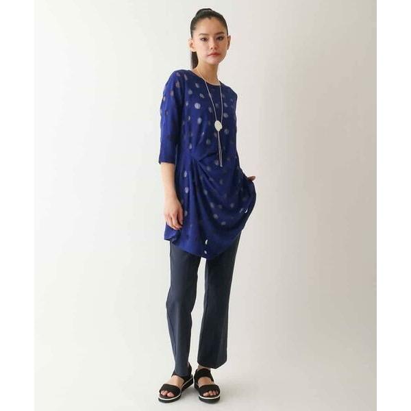 HIROKO BIS / ヒロコビス ドットシアータックデザインチュニック