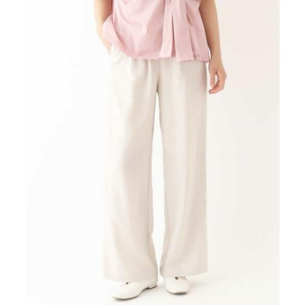 HIROKO BIS / ヒロコビス ラスティックセミワイドパンツ /洗濯機で