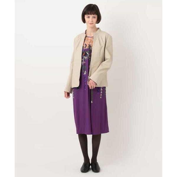 HIROKO BIS ジャージー　ステッチ　デザインワンピース ジャンスカ　黒 HIROKO BIS ジャージー ステッチ デザインワンピース ジャンスカ 黒