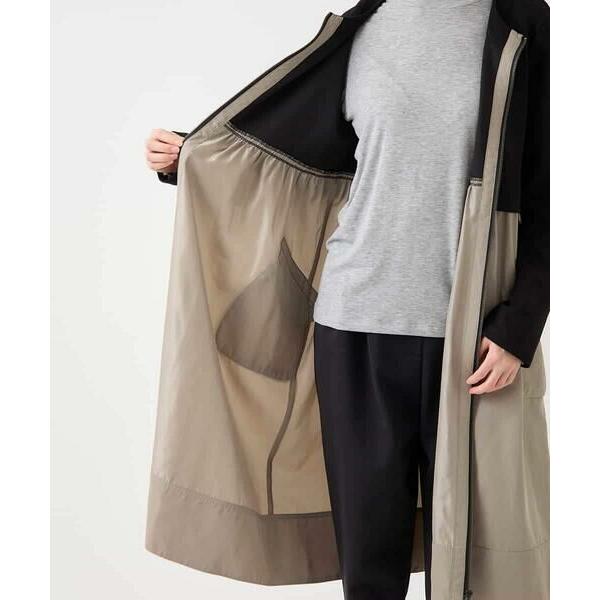 HIROKO BIS / ヒロコビス タフタジョイントフロントジップコート