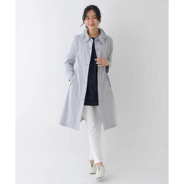 ヒロコビス　一重コート セール】 切り替えアクセントカジュアルコート （その他アウター