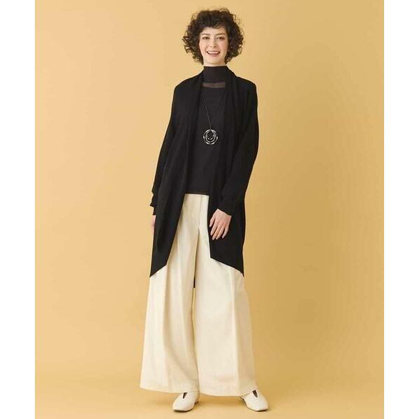 美品 HIROKO BIS ヒロコビス ニット ロング カーディガン 11号 ホールガーメントロングカーディガン | HIROKO BIS (Women)/ヒロコビス