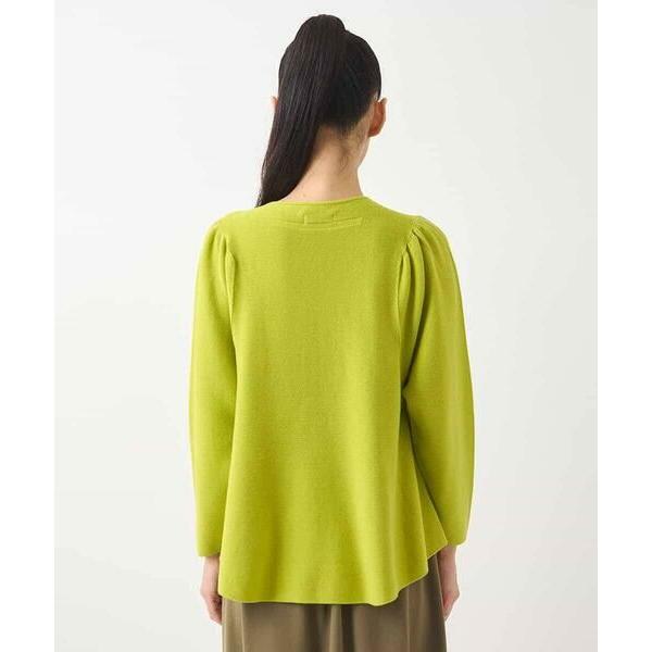 HIROKO BIS / ヒロコビス ホールガーメントフレアヘムニットプル