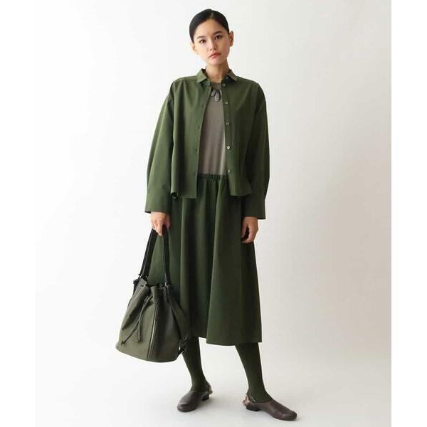 HIROKO BIS / ヒロコビス 異素材ジョイントワンピース /洗える