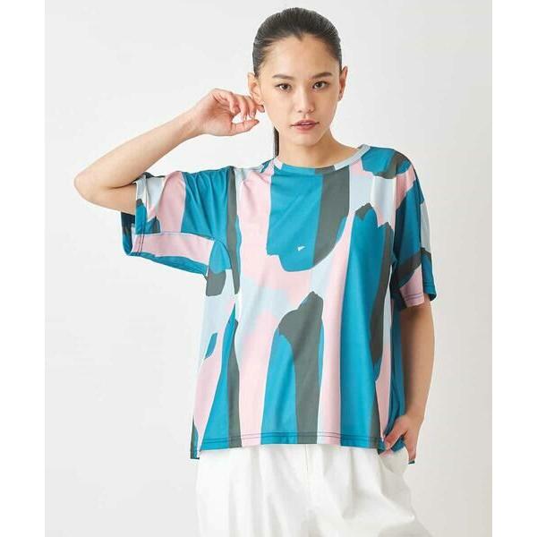 HIROKO BIS / ヒロコビス アーティープリントドルマンスリーブTシャツ 
