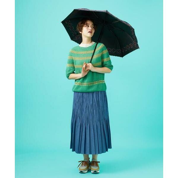 Jocomomola（ホコモモラ） 【晴雨兼用・UVカット】フラワー刺繍