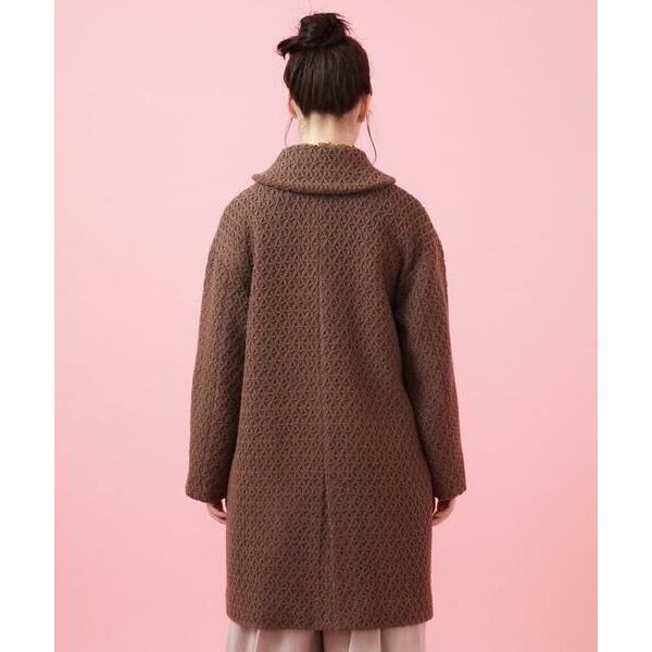 Jocomomola（ホコモモラ） Cuerda ラッセル編みロングコート