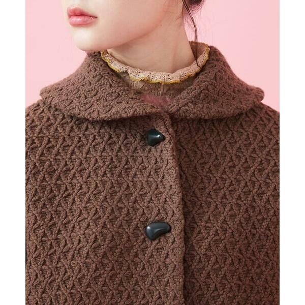 Jocomomola（ホコモモラ） Cuerda ラッセル編みロングコート