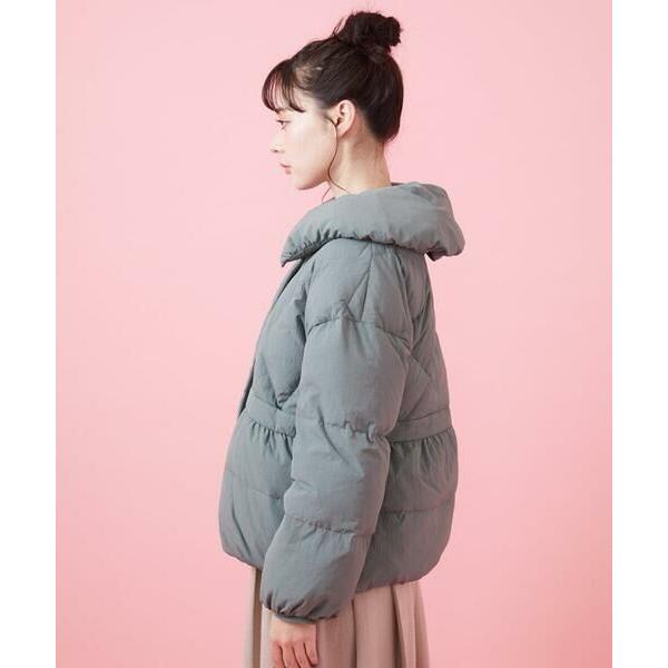 Jocomomola（ホコモモラ） ナイロンワッシャーショートダウン