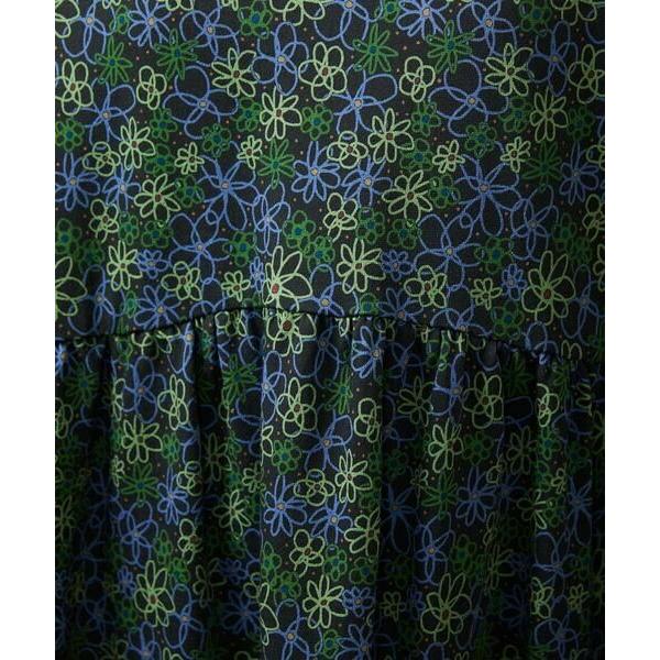 Jocomomola（ホコモモラ） Rocinante フラワープリント裏毛ワンピース