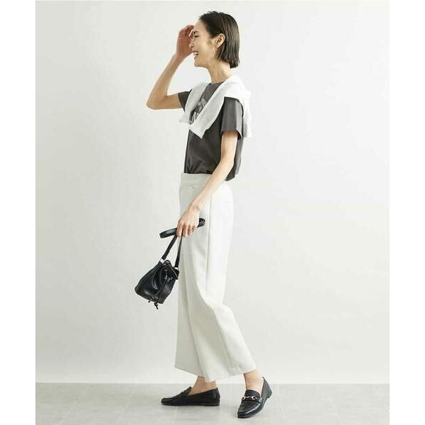 MICHEL KLEIN（ミッシェルクラン） [新色追加]ストレッチワイドパンツ