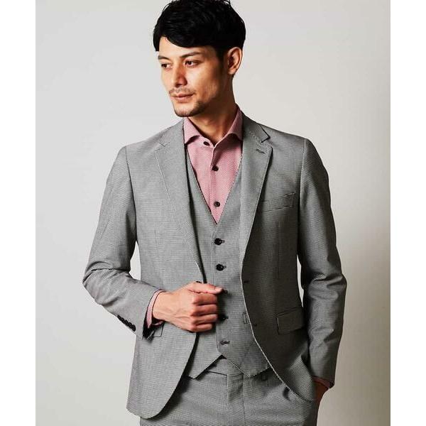 国内配送 Michel Klein Homme ミッシェルクランオム ジャケット ソフトサーモハウンドツース 国産 Vidrovaca Com