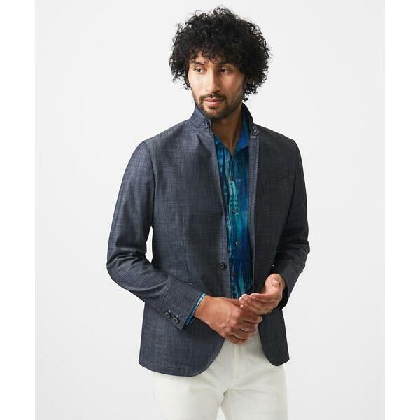 ミッシェルクランオム（MICHEL  HOMME）/デニム調コンバーチブルジャケット MICHEL KLEIN HOMME（ミッシェルクラン オム） デニム調コンバーチブル