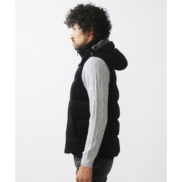 MICHEL KLEIN HOMME（ミッシェルクラン オム） トリコットベロアダウン