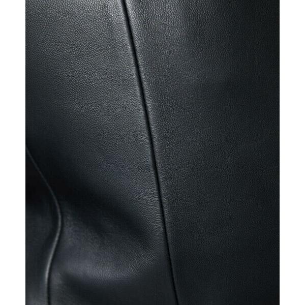 MICHEL KLEIN HOMME / ミッシェルクランオム ラムレザーコンバーチブルジャケットの画像