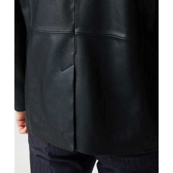 MICHEL KLEIN HOMME / ミッシェルクランオム ラムレザーコンバーチブルジャケットの画像
