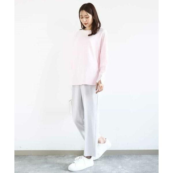 MK MICHEL KLEIN / エムケーミッシェルクラン ダブルクロス テーパードパンツ/セットアップ対応/防シワ/ストレッチ/洗える_14