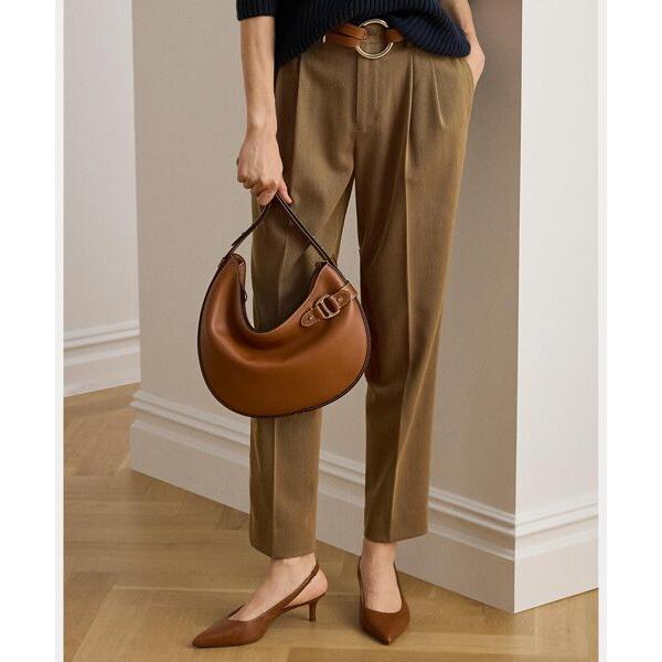 LAUREN RALPH LAUREN / ローレン ラルフ ローレン レザー ラージ Tasha ショルダー バッグの画像