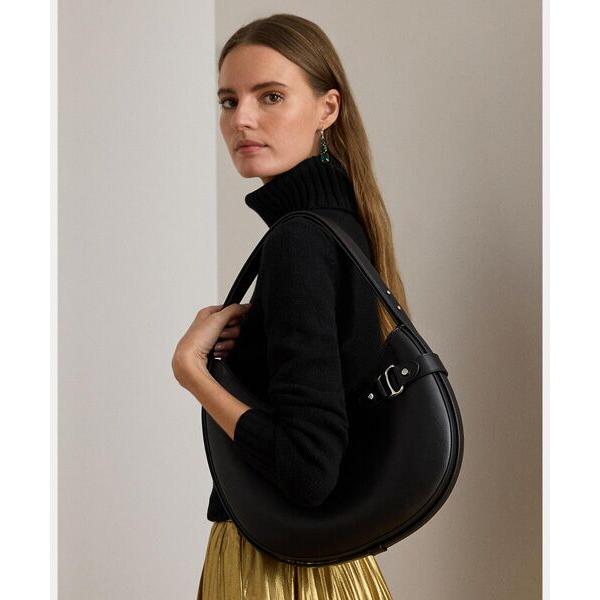 LAUREN RALPH LAUREN / ローレン ラルフ ローレン レザー ラージ Tasha ショルダー バッグの画像