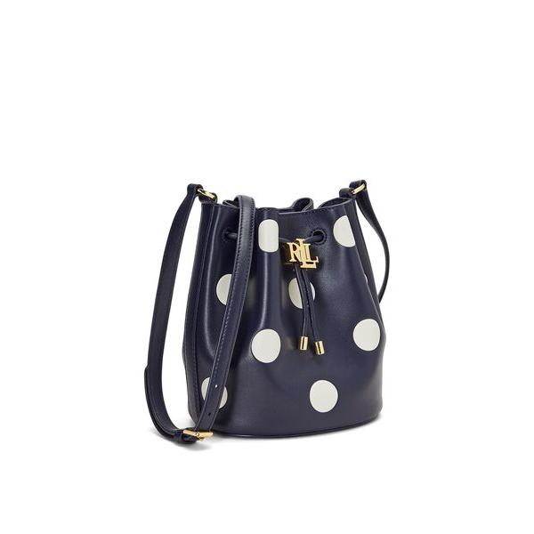 【クーポン】 LAUREN RALPH LAUREN / ローレン ラルフ ローレン ポルカドット ミディアム Andie ドローストリング バッグ 【DGJ7610431860】(27489円)