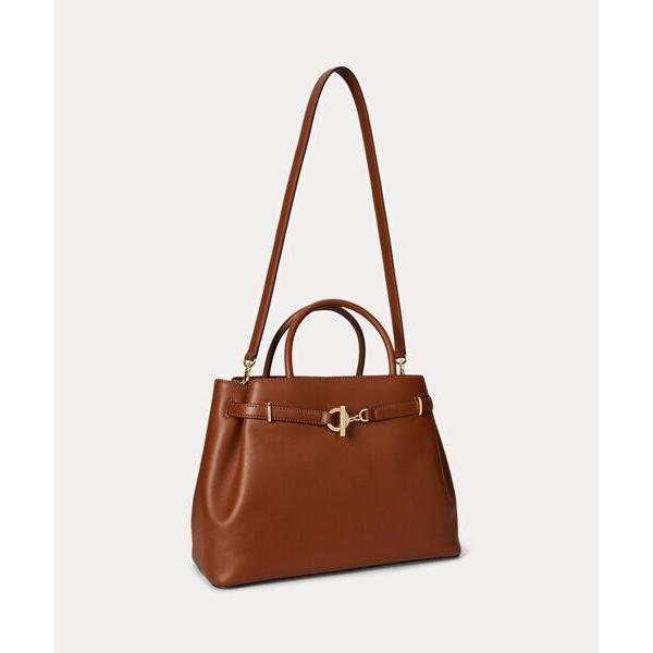 LAUREN RALPH LAUREN / ローレン ラルフ ローレン レザー ラージ Blaike サッチェルの画像
