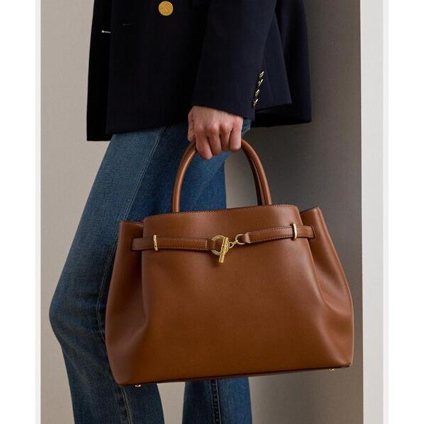 LAUREN RALPH LAUREN / ローレン ラルフ ローレン レザー ラージ Blaike サッチェルの画像