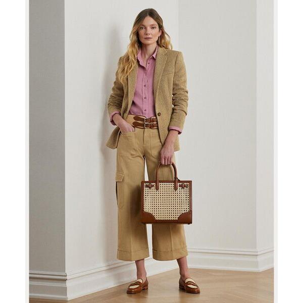 LAUREN RALPH / ローレン ラルフ ラタン & レザー ミディアム