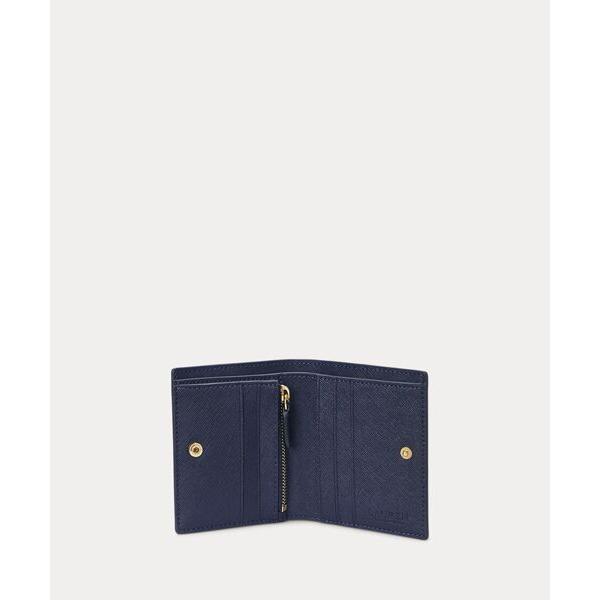 LAUREN RALPH / ローレン ラルフ カラーブロック レザー コンパクト