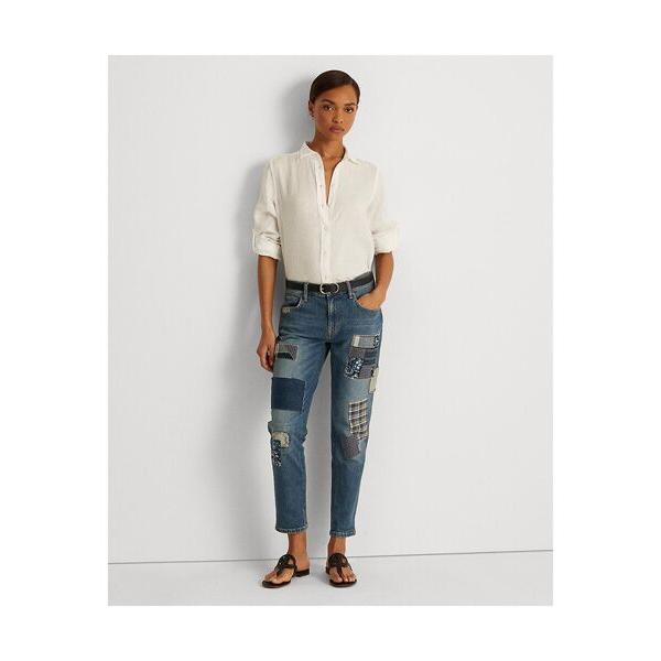 メーカー包装済 Lauren Ralph Lauren ローレン ラルフ ローレン パッチワーク リラックスド テーパード ジーンズ ボトムス パンツ レディースファッション ファッション 447 Www Jesuitnola Org