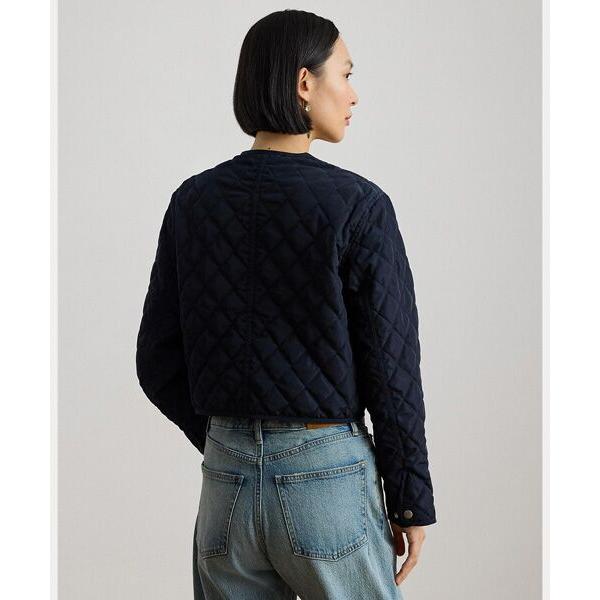 LAUREN RALPH LAUREN / ローレン ラルフ ローレン ダイヤモンドキルテッド クロップド ジャケット_3