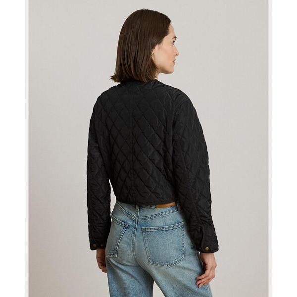 LAUREN RALPH LAUREN / ローレン ラルフ ローレン ダイヤモンドキルテッド クロップド ジャケット_3