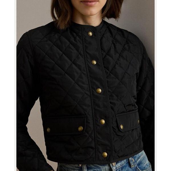 LAUREN RALPH LAUREN / ローレン ラルフ ローレン ダイヤモンドキルテッド クロップド ジャケット_4