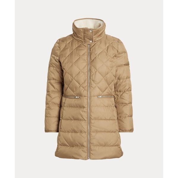 LAUREN RALPH / ローレン ラルフ フェイクシアリングトリム キルテッド