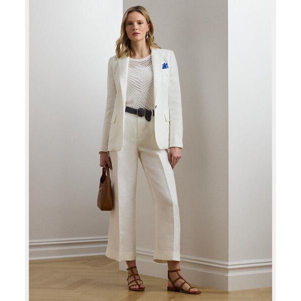 LAUREN RALPH LAUREN / ローレン ラルフ ローレン リネンブレンド ツイル ブレザーの画像