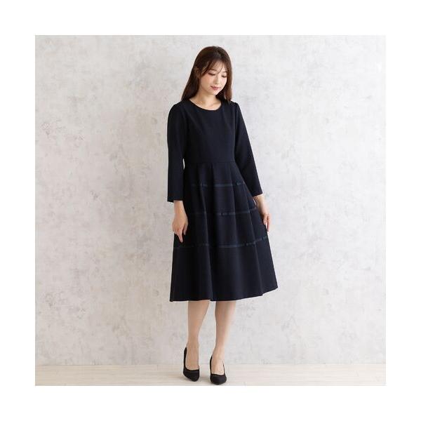 Rose Tiara（ローズティアラ） リボン切替ワンピース : タカシマヤ