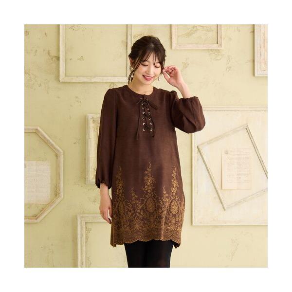 Rose Tiara（ローズティアラ） スエードライクチュニック : タカシマヤ