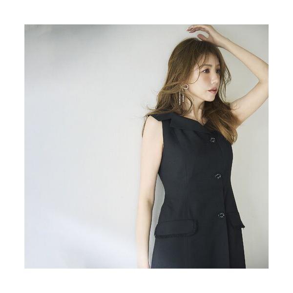 Rose Tiara / ローズティアラ 【モデル美香×Audie a Muses】ラップ風デザインワンピースの画像