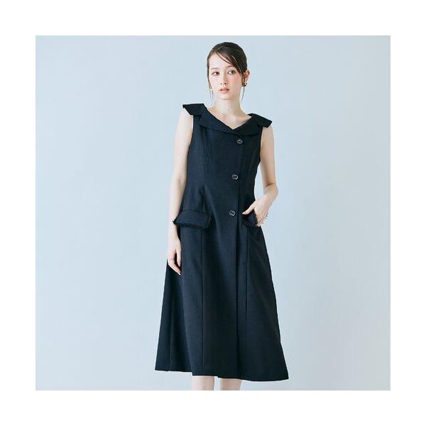 Rose Tiara / ローズティアラ 【モデル美香×Audie a Muses】ラップ風デザインワンピースの画像