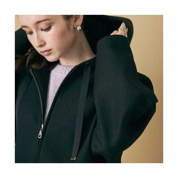 ローズティアラ　大きいサイズ　ネイビー フルジップ パーカー 46 ローズティアラ 大きいサイズ ネイビー フルジップ パーカー 46 - メルカリ