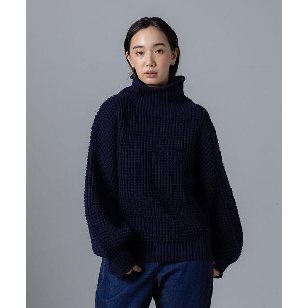 collex / コレックス ワッフルタートルニットプルオーバー collex / コレックス ワッフルタートルニットプルオーバー