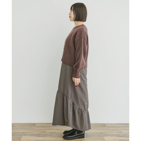 URBAN RESEARCH ITEMS / アーバンリサーチ アイテムズ 『洗濯可』クルーネックニット×キャミワンピース｜selectsquare｜14