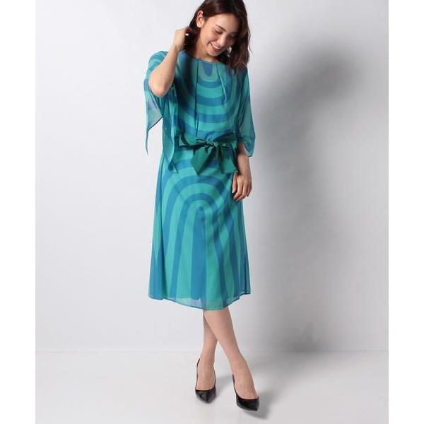 在庫切れ Pierre Cardin ピエール カルダン グラフィックプリント フレアスリーブワンピース 通販できます Angelbookhouse Com